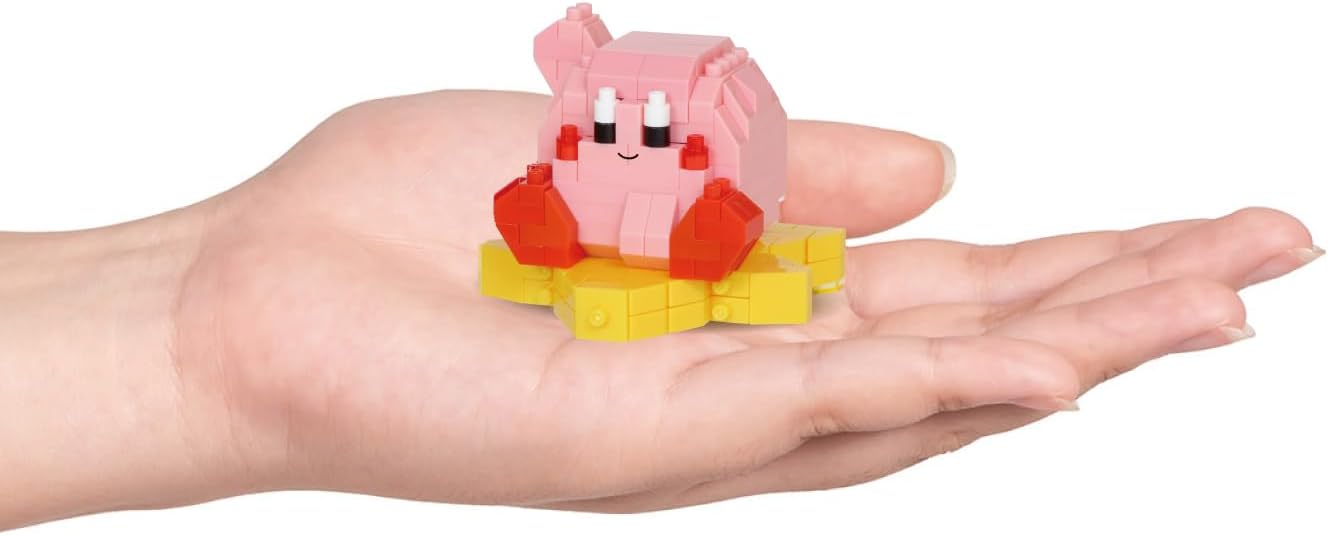 nanoblock Kirby Model NBCC141 Building Blocks Puzzles For Adults And Kids | Plastic Model Kits With Mini Bricks Make Great Gaming Gifts For Boys Girls And Adults Age 12+