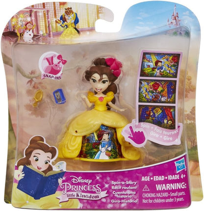 Hasbro Disney Princess Little Kingdom Mini Doll - Spin A Story - Belle (B8964)