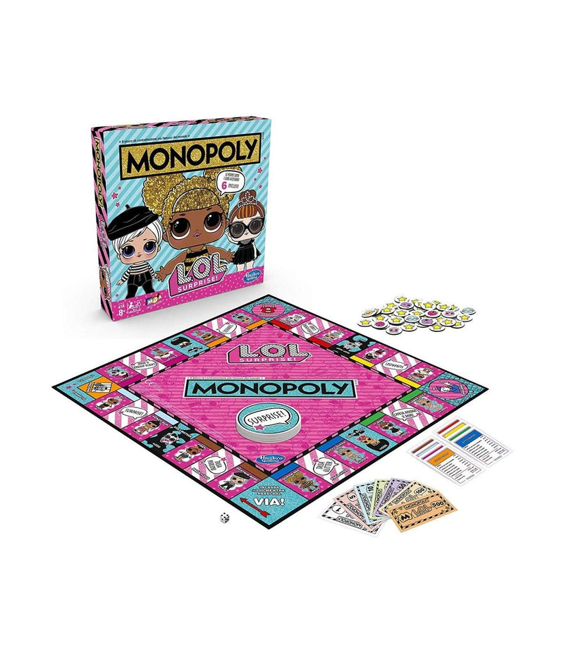 Hasbro Monopoly- Monopoly L.O.L, Multicolor, E7572103