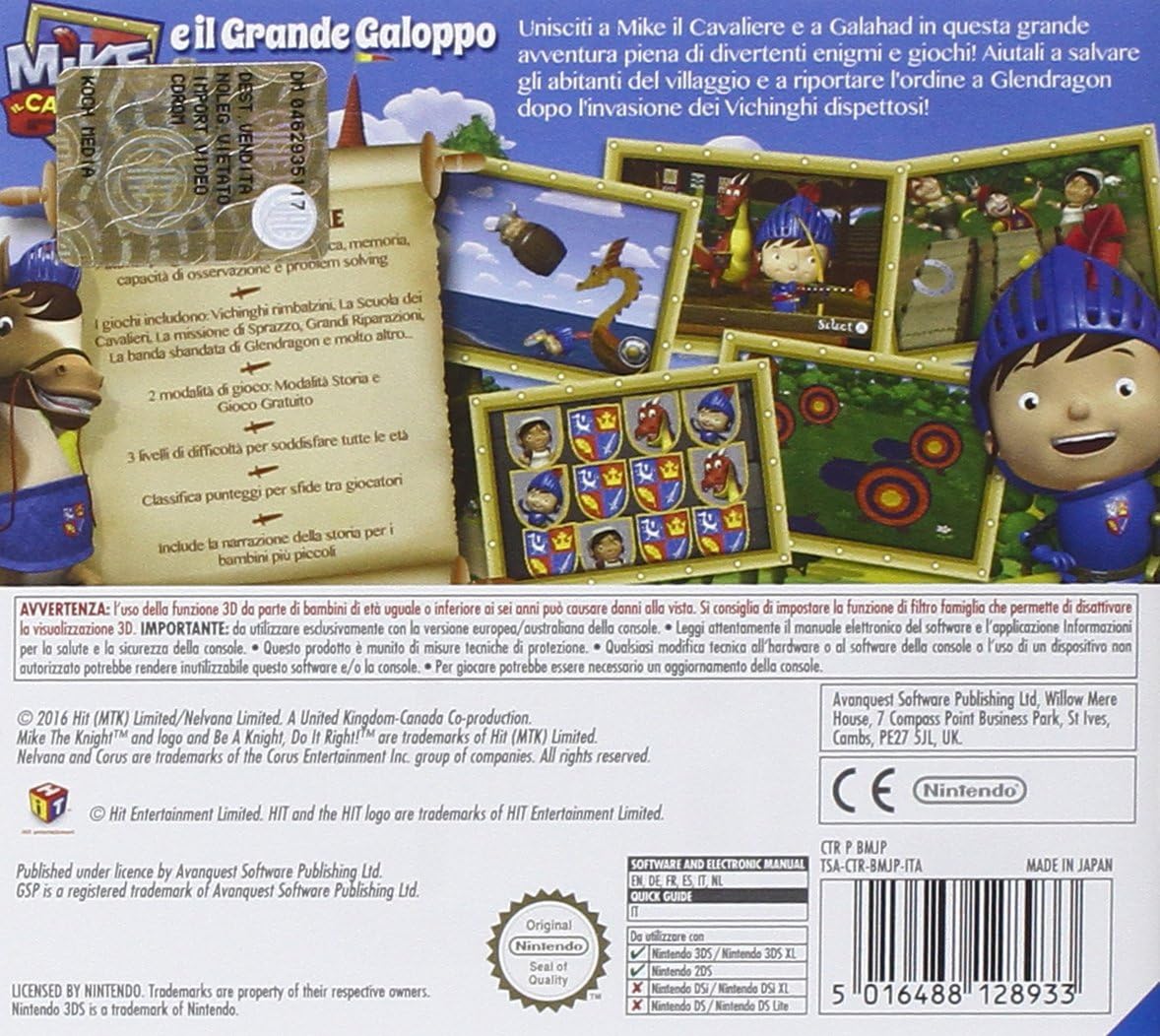 Mike: Il Cavaliere - Nintendo 3DS
