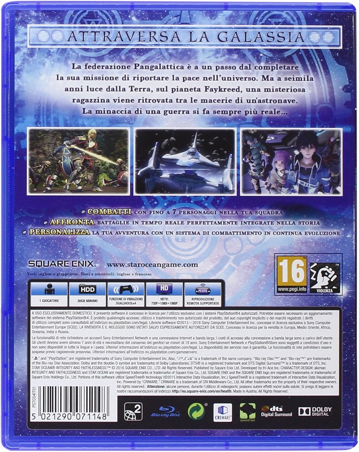 Star Ocean Integrity and Faithlessness - PlayStation 4