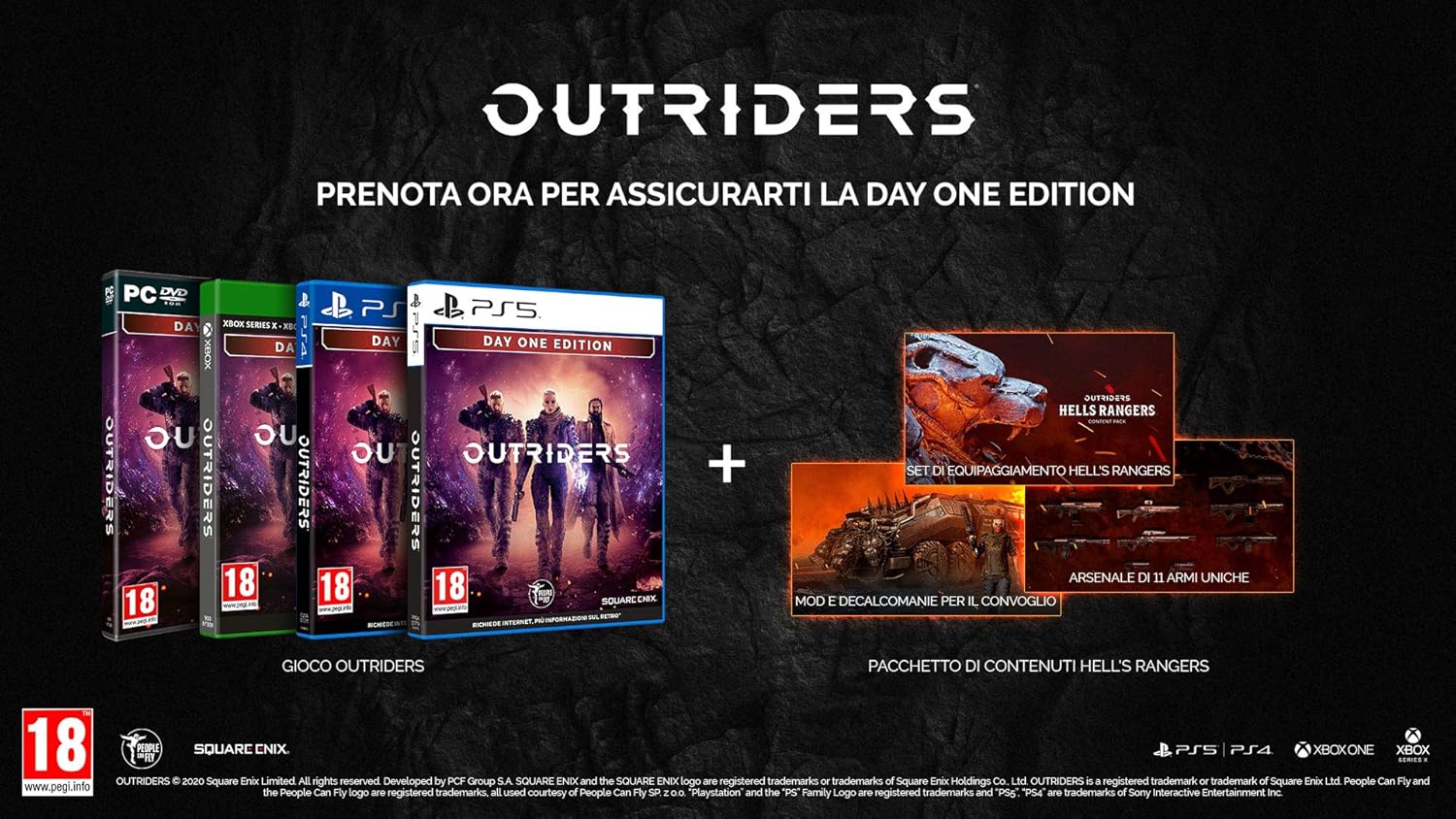 Outriders - Day One Edition - PlayStation 4