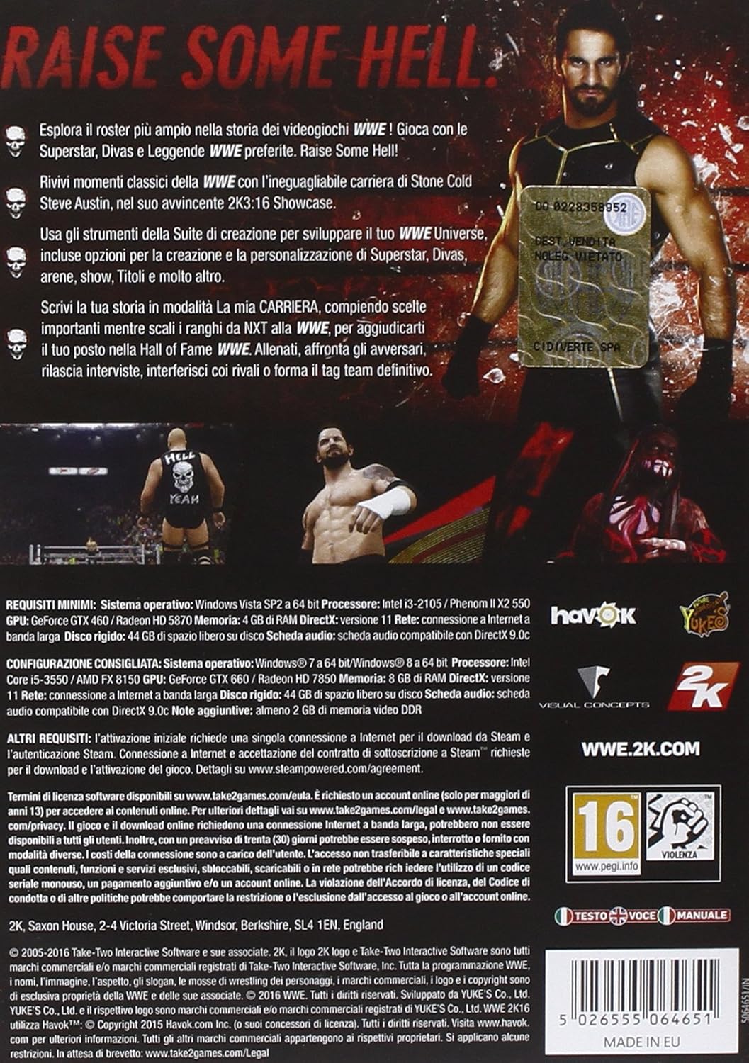WWE 2K16 - PC