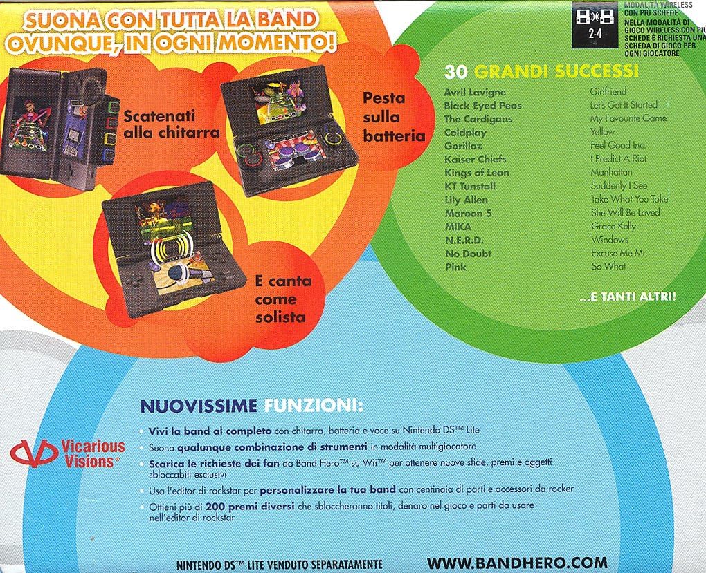 Band Hero Nintendo DS