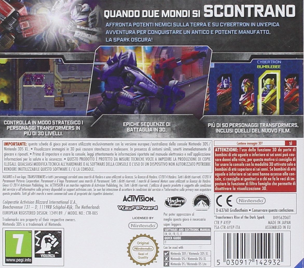 Transformers: Rise Of The Dark Spark 2014