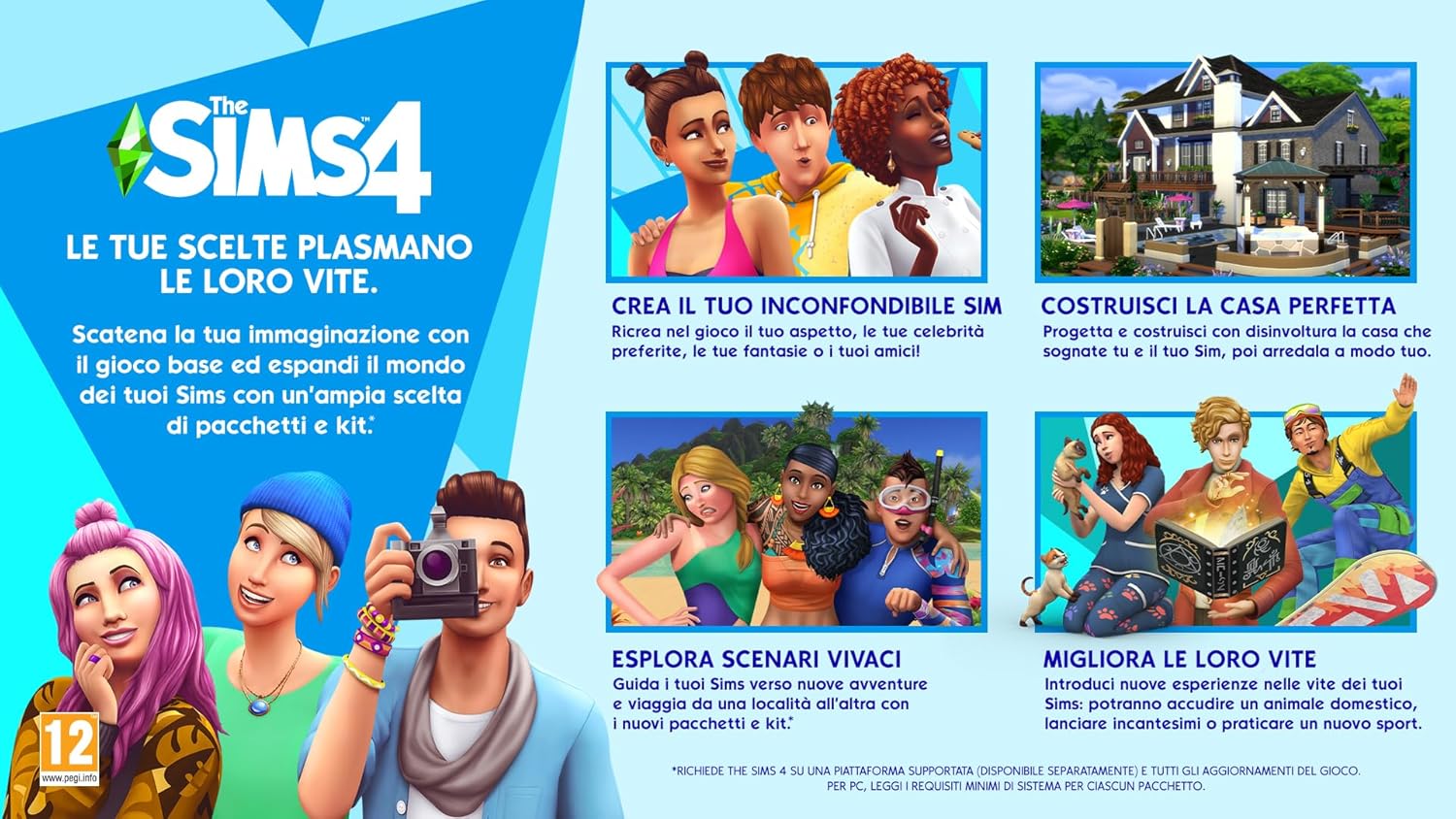 The Sims 4 Cresciamo Insieme Expansion Pack (EP13), Codice incluso nella confezione, Codice EA App - Origin per PC/Mac, Videogiochi, Italiano