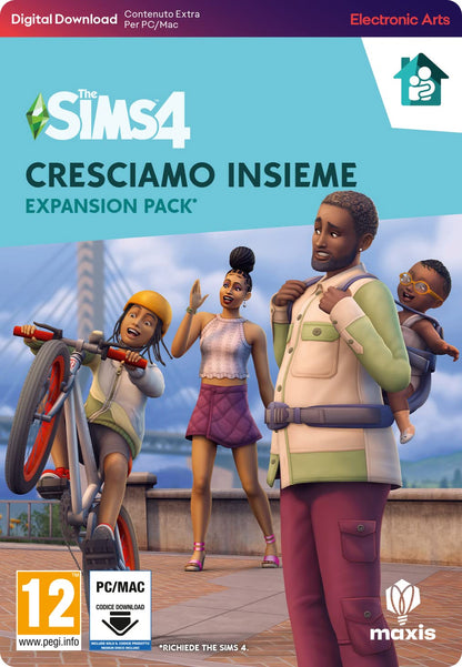 The Sims 4 Cresciamo Insieme Expansion Pack (EP13), Codice incluso nella confezione, Codice EA App - Origin per PC/Mac, Videogiochi, Italiano