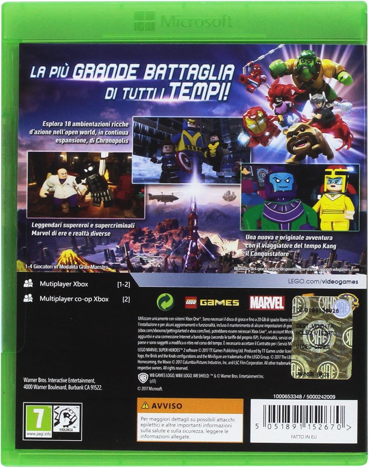 Xbox One Lego Marvel Super Heroes 2 -