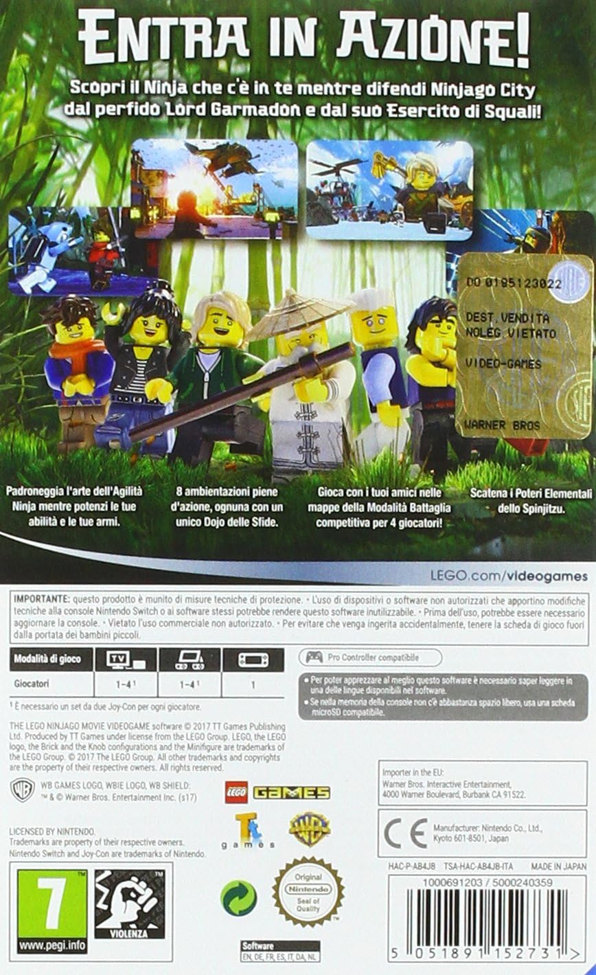 Xbox One Lego Ninjago Il Film Videogame