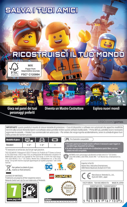 The Lego Movie 2 Videogame - Nintendo Switch