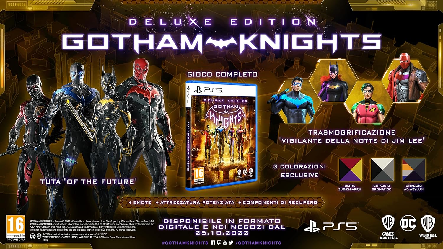 GOTHAM KNIGHTS DELUXE EDITION (PS5) PlayStation 5 Deluxe Edition