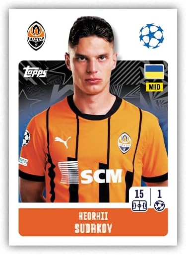 Topps UEFA Champions League Stickers 24/25 - Starter Pack - Contains an 80 Page Sticker Album and 3 Packets (18 Stickers), one of which is a Lucky Packet with an Extra Special Shiny Sticker Inside!