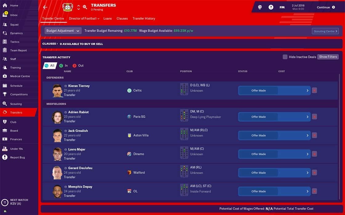 Football Manager 2019
