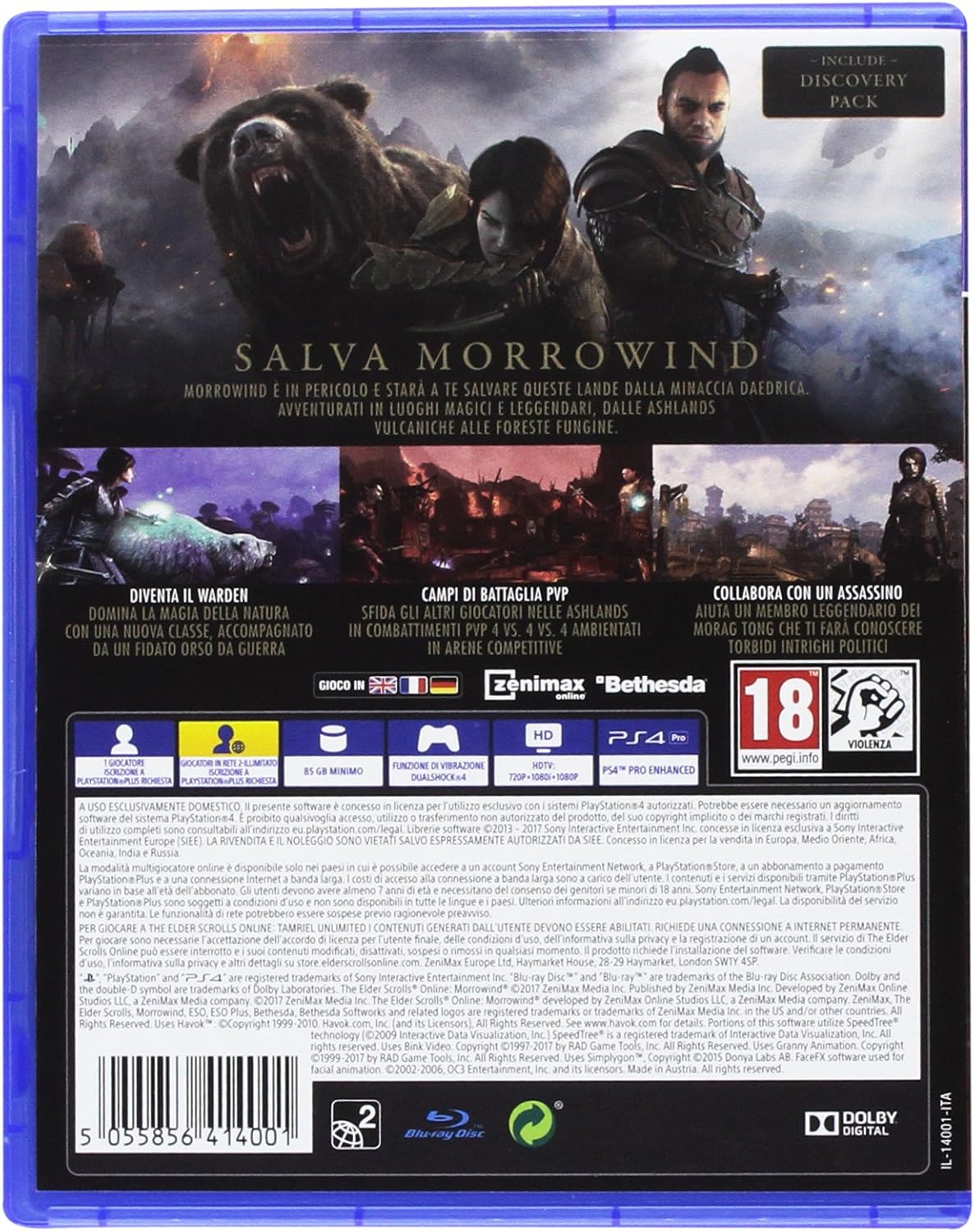 The Elder Scrolls Online: Morrowind - Day-One - PlayStation 4