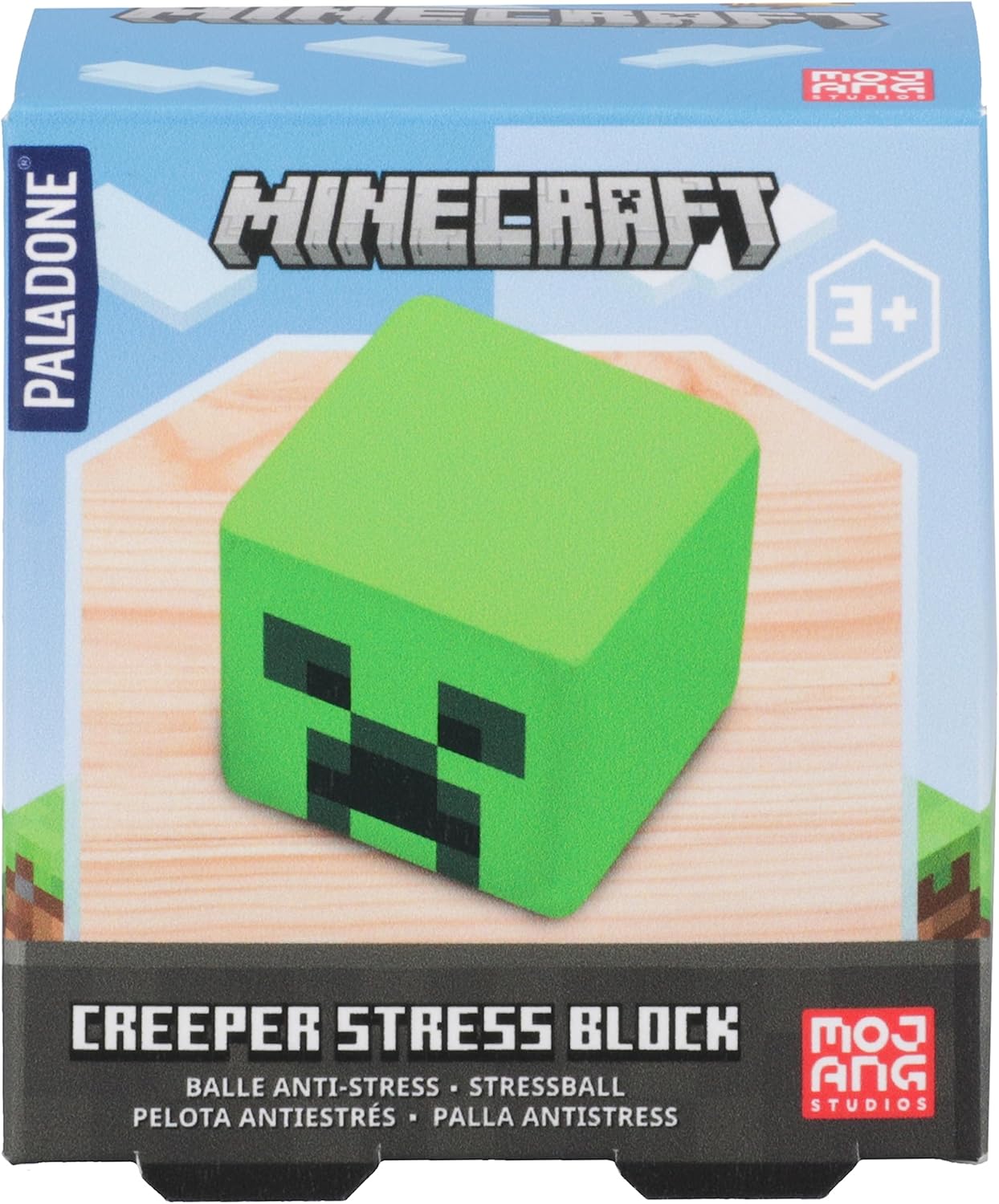 Minecraft Stressblöcke - Offiziell lizenziert, zufällig ausgewählter Blindbag-Artikel - Spaßiger Stressabbau, Gaming-Schreibtisch-Zusatz & Fidget-Würfel für Gamer