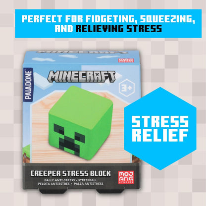 Minecraft Stressblöcke - Offiziell lizenziert, zufällig ausgewählter Blindbag-Artikel - Spaßiger Stressabbau, Gaming-Schreibtisch-Zusatz & Fidget-Würfel für Gamer