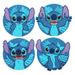 Paladone Stitch Shaped Coasters 4-Piece Set