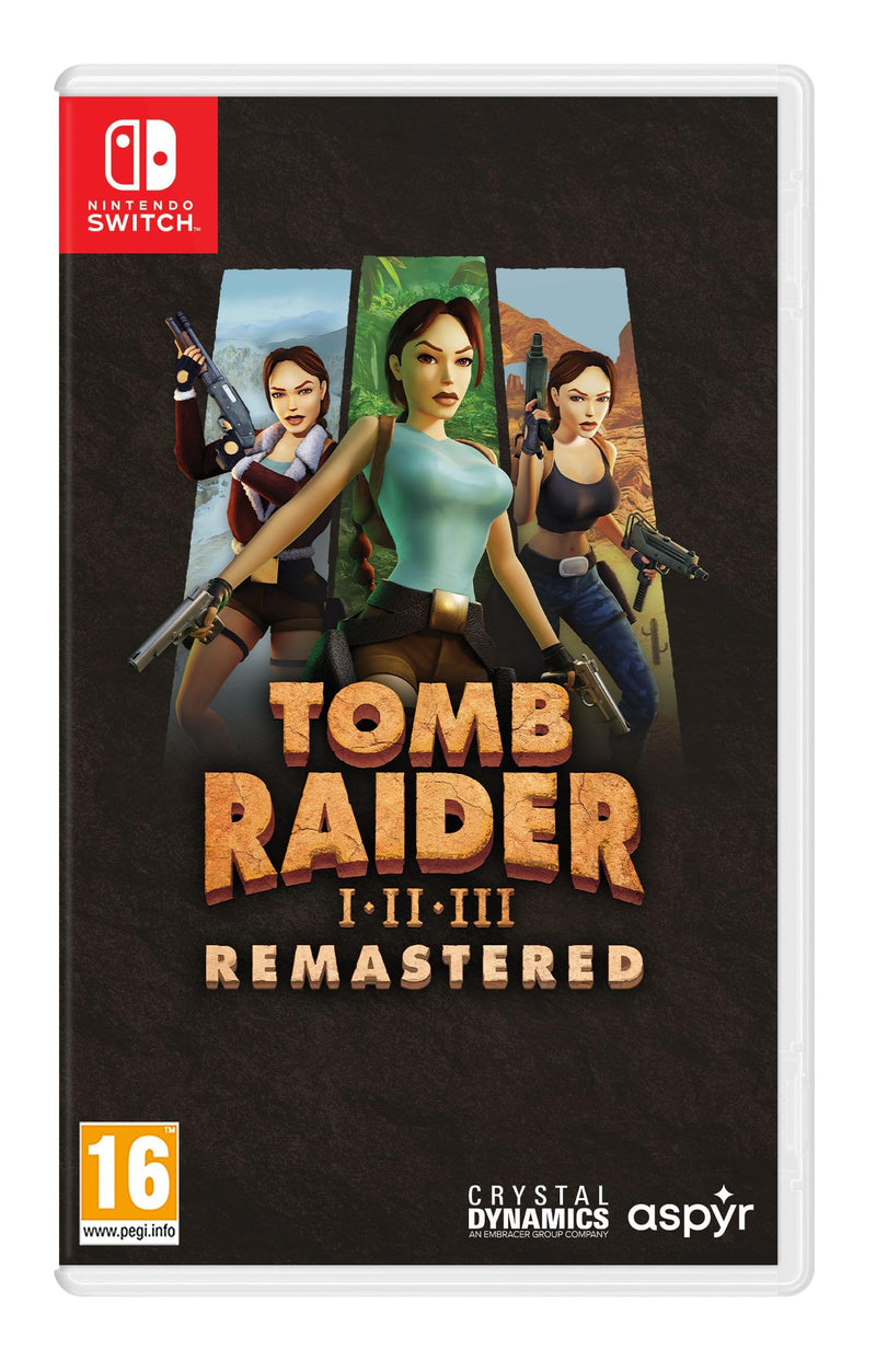 Tomb Raider 1-3 Remastered Starring Lara Croft - Switch