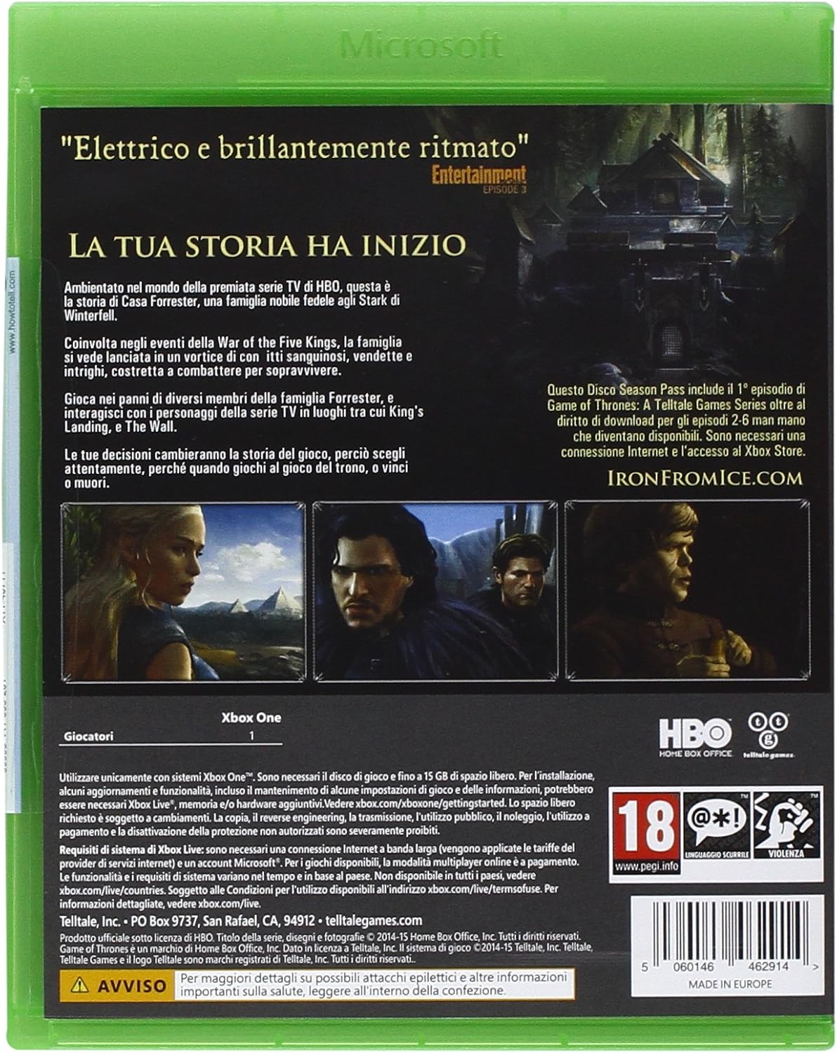 Game of Thrones Season 1 - Xbox One