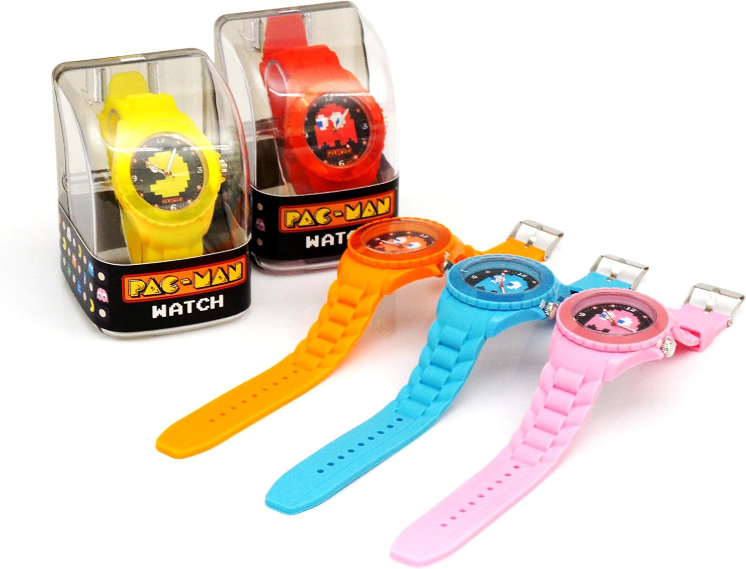 Orologio Da Polso Analogico Pac-Man Arancione