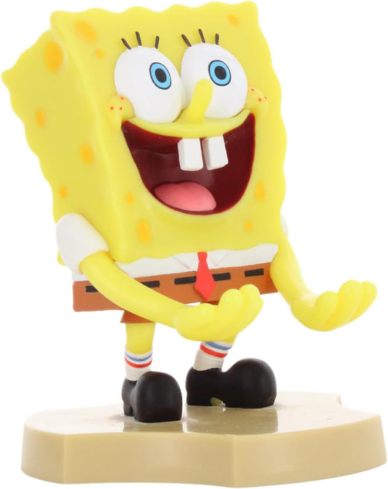 Cable Guys Holdem - SpongeBob SquarePants SpongeBob Collectible Small Tech Accessories & Phone Holder/Stand (iPhone, Samsung, Earbuds, Earphones