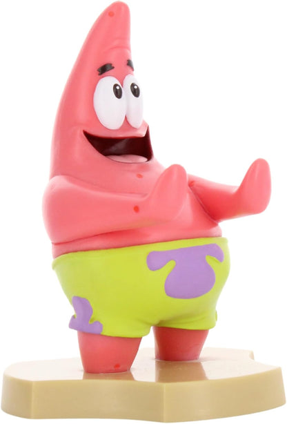 Cable Guys Holdem - SpongeBob SquarePants Patrick Collectible Small Tech Accessories & Phone Holder/Stand (iPhone, Samsung, Earbuds, Earphones)