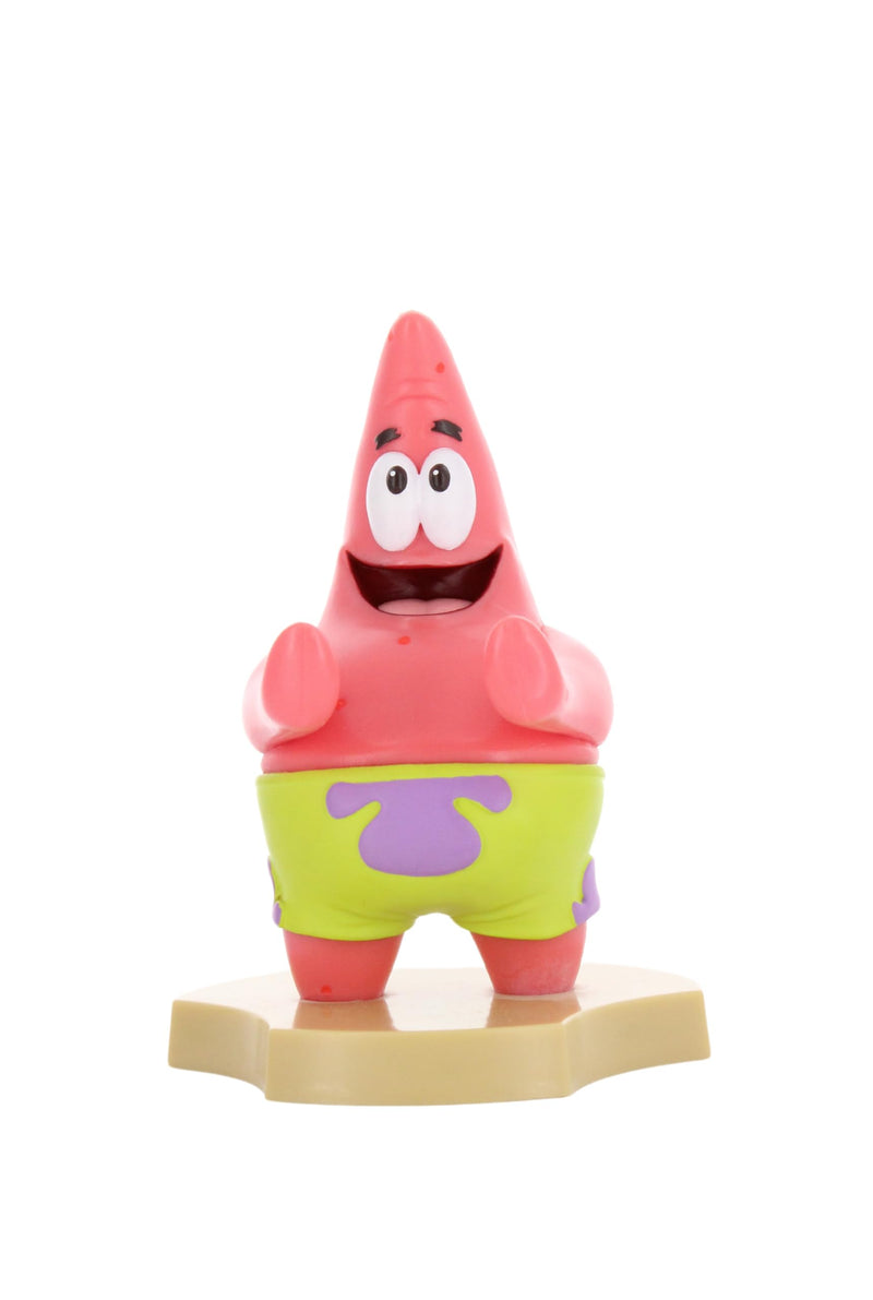 Cable Guys Holdem - SpongeBob SquarePants Patrick Collectible Small Tech Accessories & Phone Holder/Stand (iPhone, Samsung, Earbuds, Earphones)