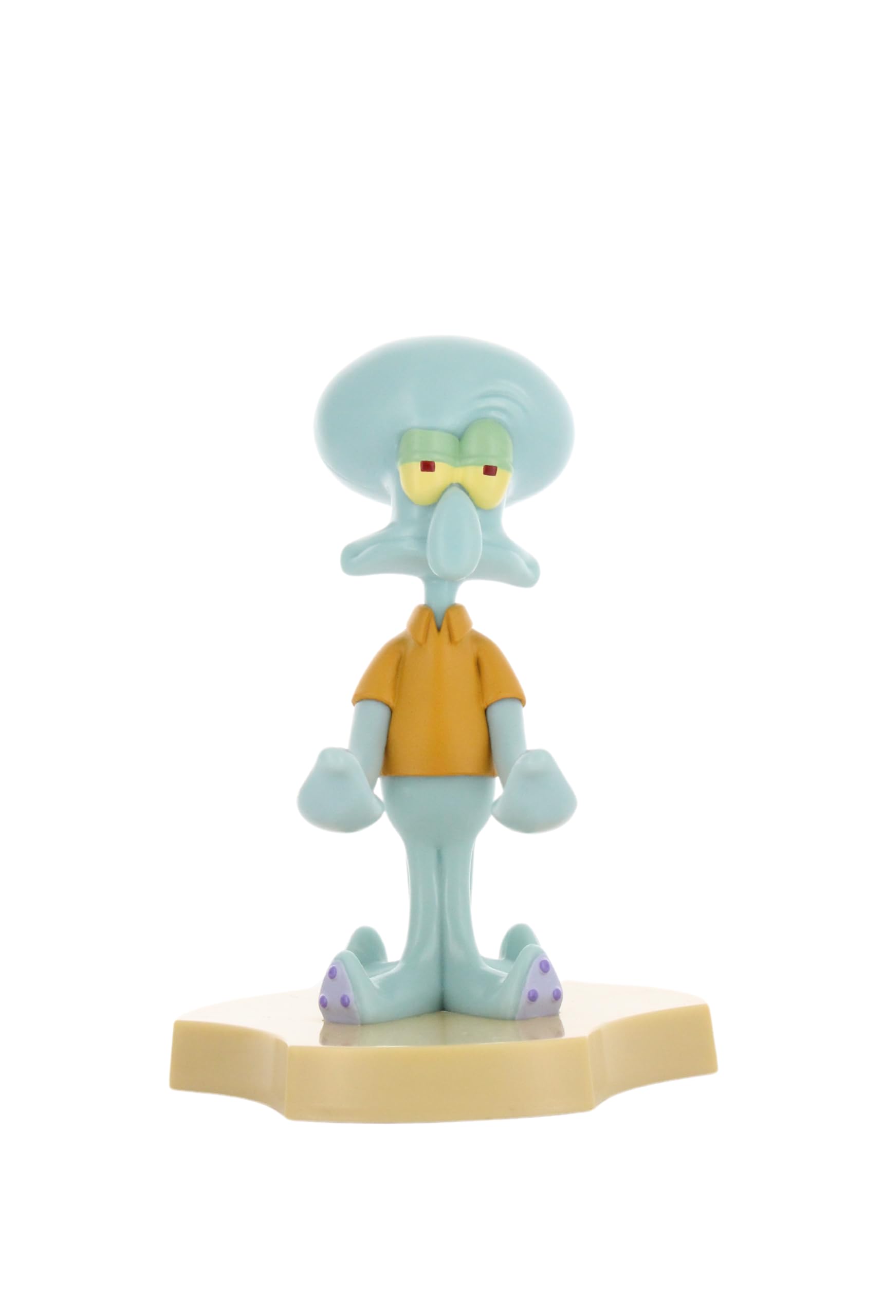 Cable Guys Holdem - SpongeBob SquarePants Squidward Collectible Small Tech Accessories & Phone Holder/Stand (iPhone, Samsung, Earbuds, Earphones)