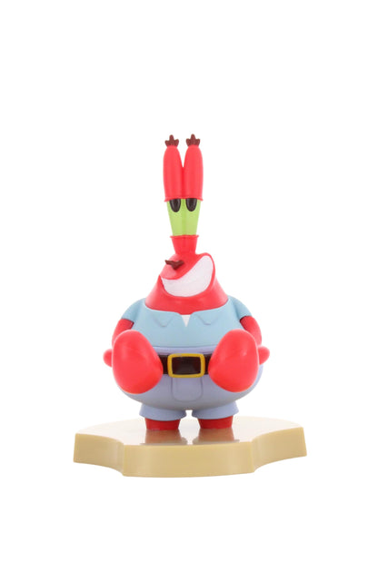 Cable Guys Holdem - SpongeBob SquarePants Mr. Krabs Collectible Small Tech Accessories & Phone Holder/Stand (iPhone, Samsung, Earbuds, Earphones