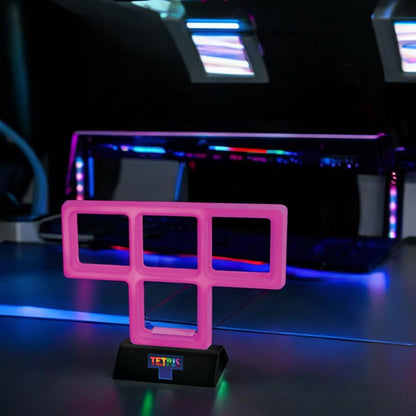 Lampada Neon Tetris Purple Tetrimino T