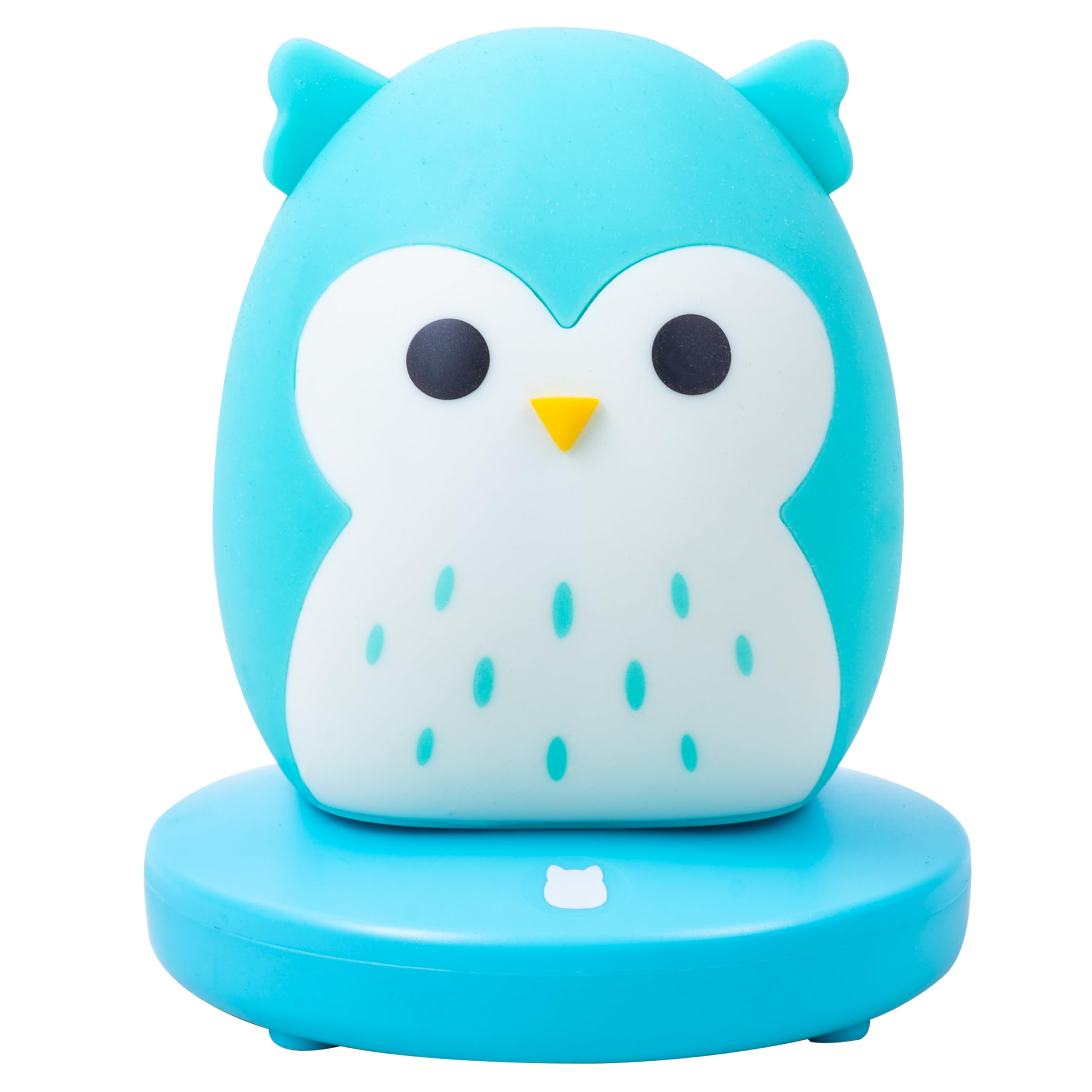 Fizz Creations Squishmallows Mood Light - Winston The Owl. USB o a batteria, luce notturna, design in morbido silicone, cuscinetto sensibile al tocco.