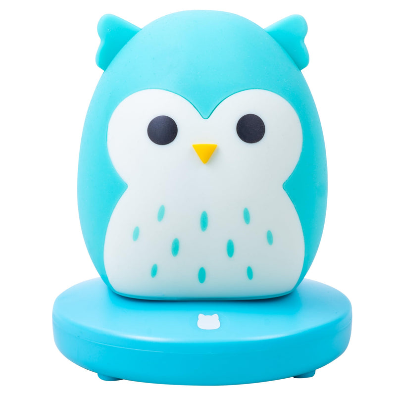 Fizz Creations Squishmallows Mood Light - Winston The Owl. USB o a batteria, luce notturna, design in morbido silicone, cuscinetto sensibile al tocco.