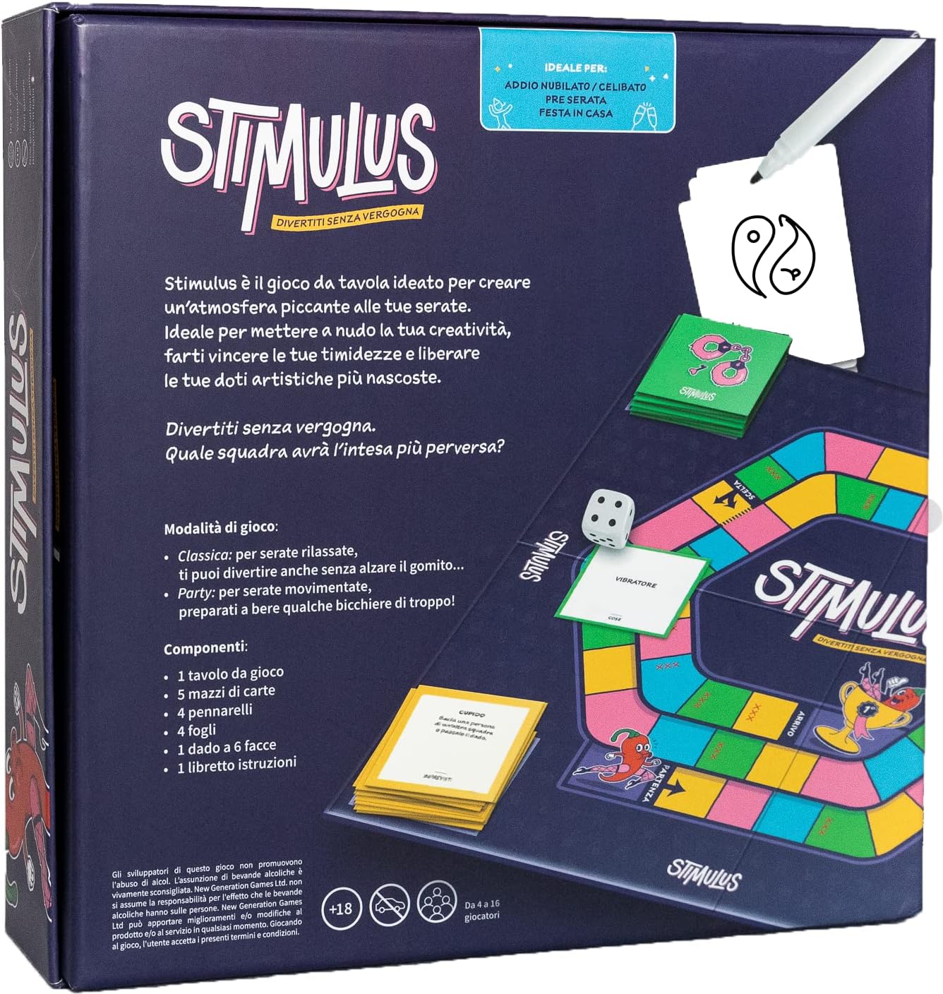 Stimulus - Das Kartenspiel - Drinking Game, Gesellschaftsspiele, Brettspiele, Trinkkarten, Zeichnen und Mimare