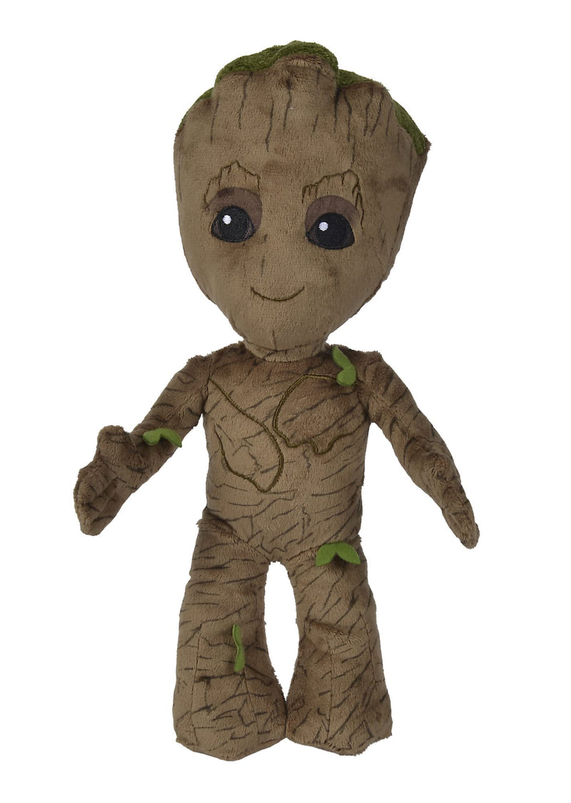 Simba 6315875808 - Disney Marvel Floppy Young Groot 25cm Plüschfigur, für Kinder ab den ersten Lebensmonaten geeignet