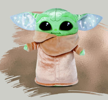 Simba - Disney Plush Grogu 100° anniversario, 6315870404X06, +0 mesi,scintillante, 25 cm