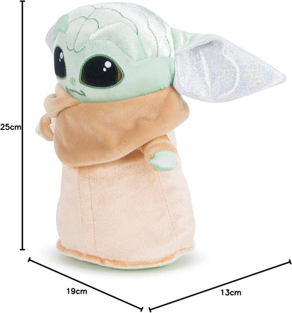 Simba - Disney Plush Grogu 100° anniversario, 6315870404X06, +0 mesi,scintillante, 25 cm
