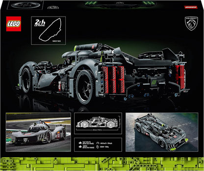 LEGO 42156 Technic Peugeot 9X8 24H Le Mans Hybrid Hypercar, legendärer Rennwagen, Modellauto-Bausatz für Erwachsene, Maßstab 1:10, Motorsport-Auto Sammlerstück für Fortgeschrittene