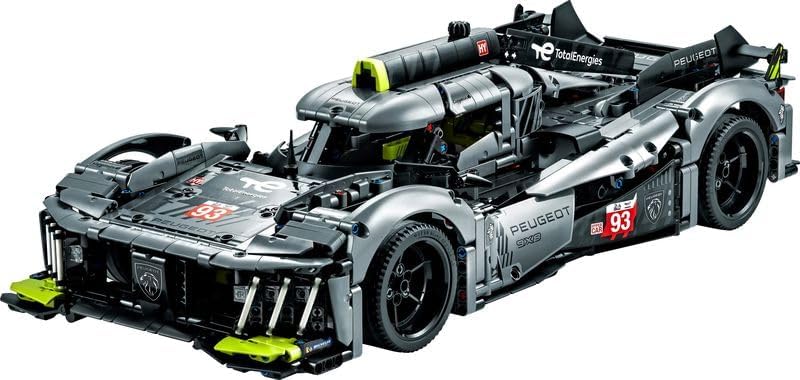 LEGO 42156 Technic Peugeot 9X8 24H Le Mans Hybrid Hypercar, legendärer Rennwagen, Modellauto-Bausatz für Erwachsene, Maßstab 1:10, Motorsport-Auto Sammlerstück für Fortgeschrittene