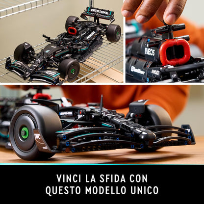 LEGO Technic Mercedes-AMG F1 W14 E Performance Set für Erwachsene, Maßstabsgetreuer Rennwagen Modellbausatz, Sammlerstücke für Zuhause oder Büro, Formel 1 Geschenke für Männer, Frauen 42171