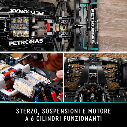 LEGO Technic Mercedes-AMG F1 W14 E Performance Set für Erwachsene, Maßstabsgetreuer Rennwagen Modellbausatz, Sammlerstücke für Zuhause oder Büro, Formel 1 Geschenke für Männer, Frauen 42171