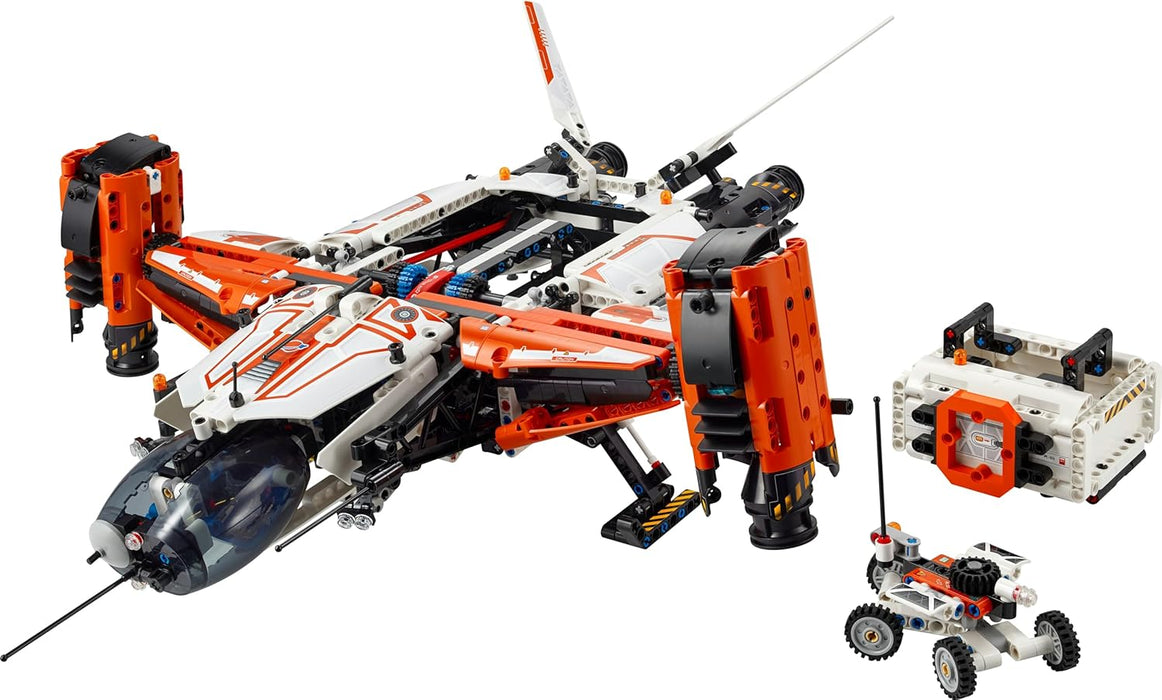 LEGO Technic VTOL-Schwerlastraumfrachter LT81, Space Bauset, Weltraum-Spielzeug, Raumschiff, Spielset mit Mini-Rover, Geschenk für Jungen & Mädchen ab 10 Jahren 42181