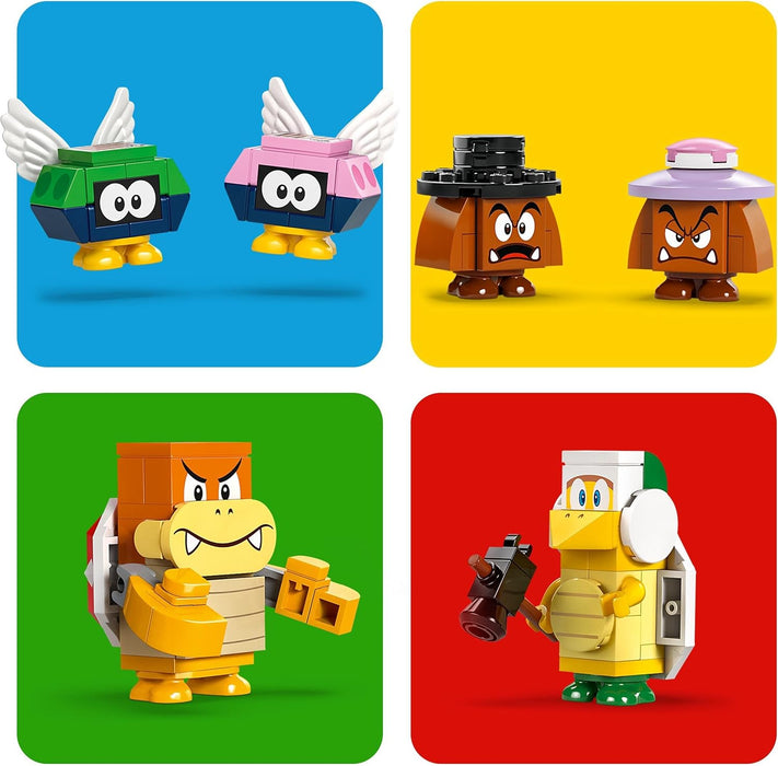 LEGO Super Mario The Bowser Express Train Toy, Adventure Playset for 9 Plus Year Old Boys & Girls, with 6 Character Figures Incl. a Hammer Bro and 2 Goombas, Creative Gift for Kids Gamers 71437