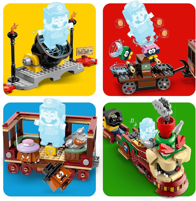 LEGO Super Mario The Bowser Express Train Toy, Adventure Playset for 9 Plus Year Old Boys & Girls, with 6 Character Figures Incl. a Hammer Bro and 2 Goombas, Creative Gift for Kids Gamers 71437
