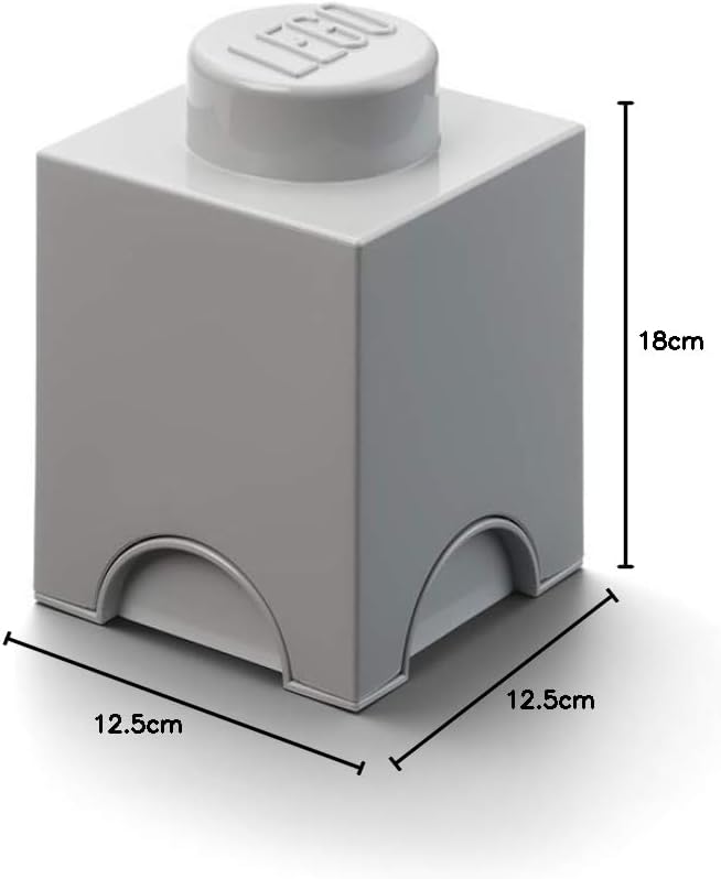 Contenitore Lego Brick 1 Grigio