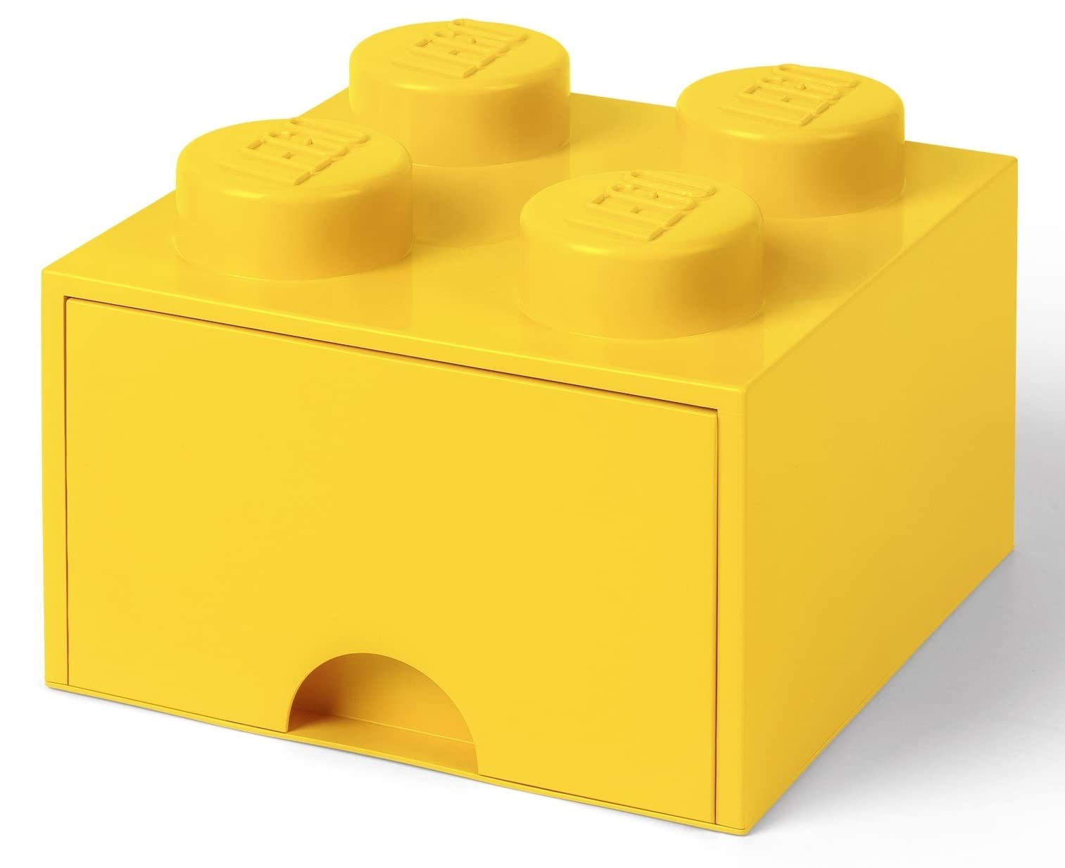 Contenitore Lego Brick 4 Cassetto Giallo