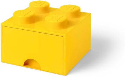 Contenitore Lego Brick 4 Cassetto Giallo