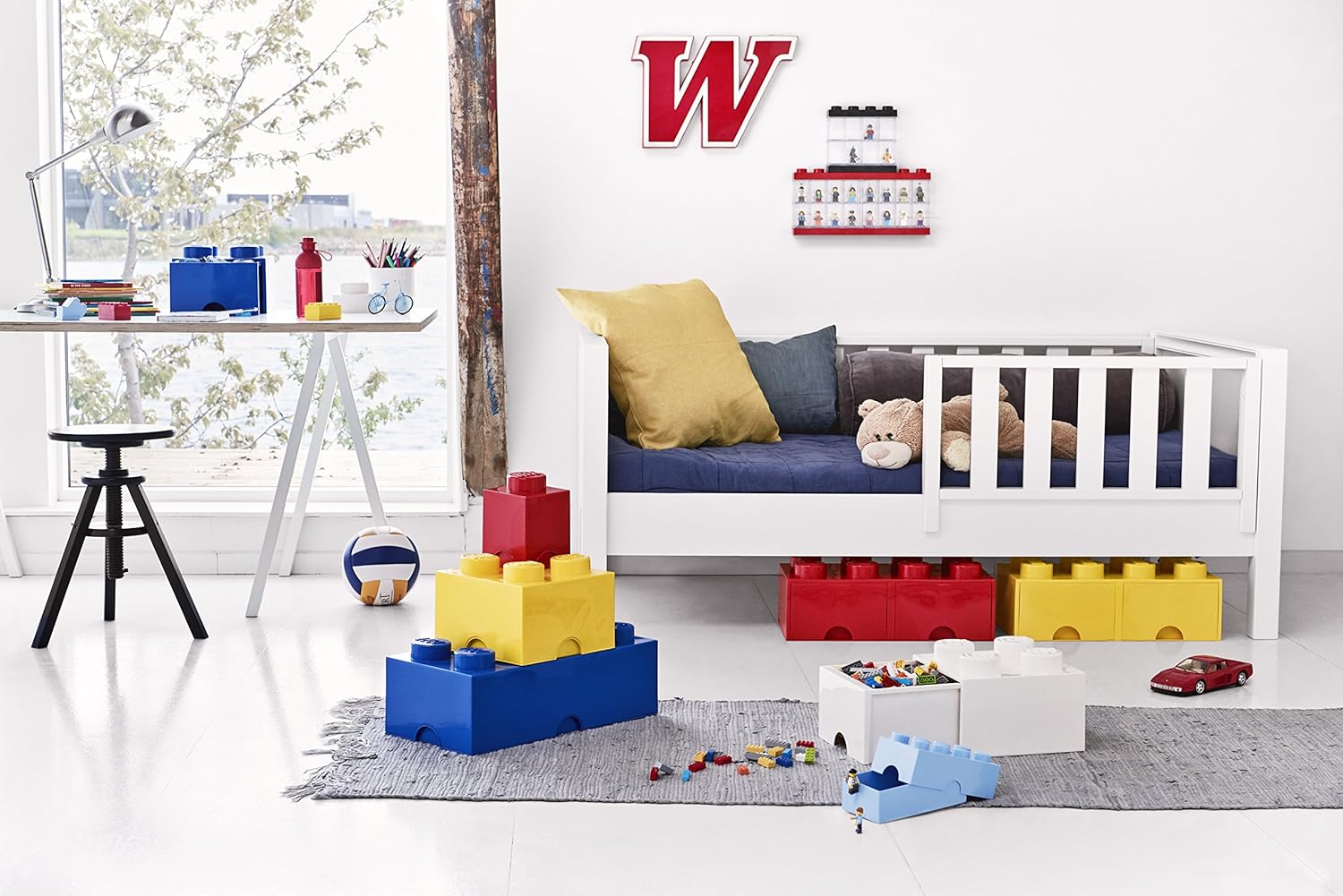 Lego l4006r.00 Storage Brick 8 con cassetti rosso