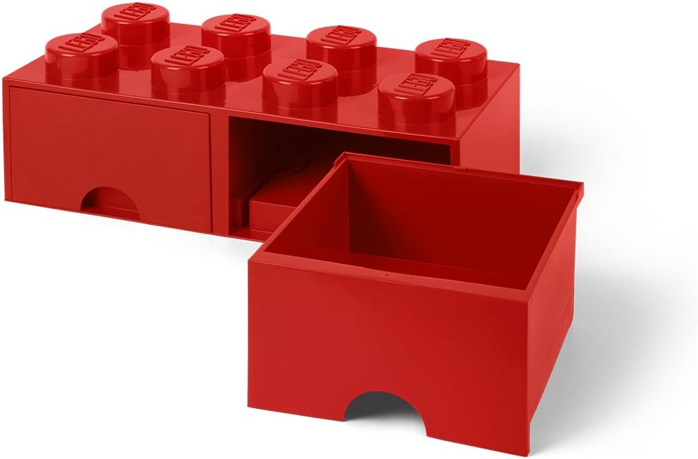 Lego l4006r.00 Storage Brick 8 con cassetti rosso
