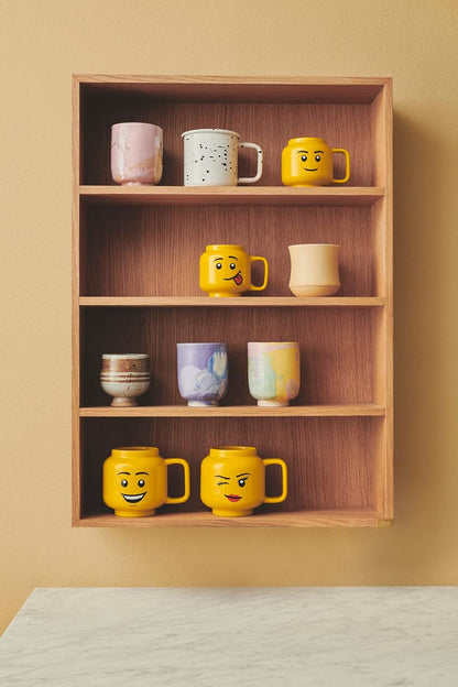 Room Copenhagen R.C. Lego 41460803 - Tazza Grande in Ceramica, Motivo: Ragazza Che strizza l'occhio