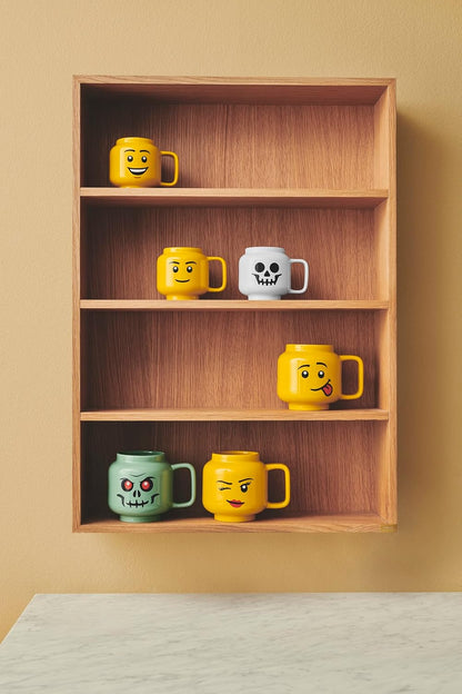 Room Copenhagen R.C. Lego 41460803 - Tazza Grande in Ceramica, Motivo: Ragazza Che strizza l'occhio